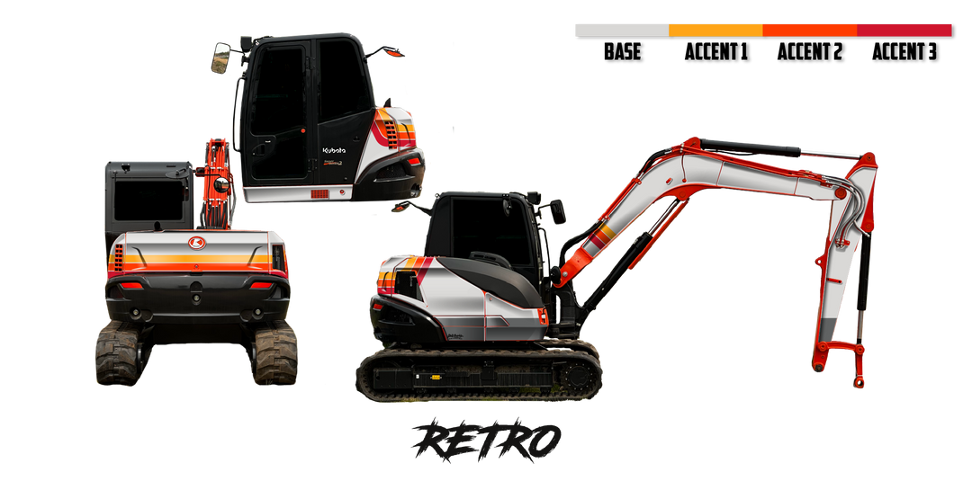 Kubota KX080-4 Wrap Kits