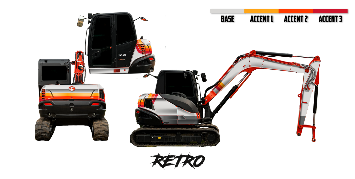 Kubota KX080-4 Wrap Kits