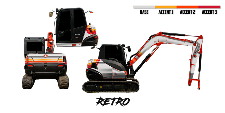 Kubota KX080-4 Wrap Kits