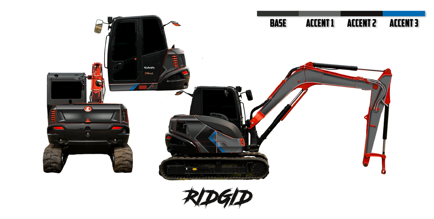 Kubota KX080-4 Wrap Kits