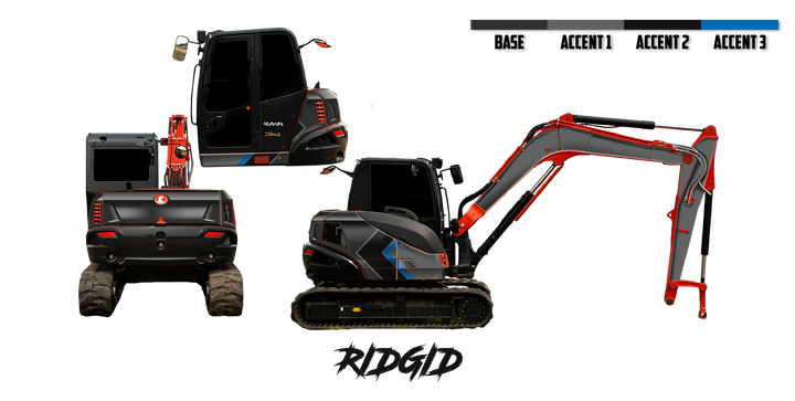 Kubota KX080-4 Wrap Kits