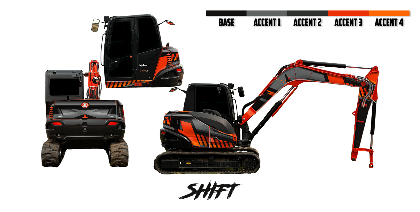 Kubota KX080-4 Wrap Kits