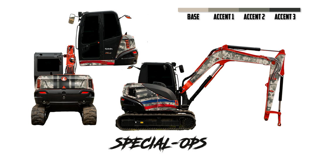 Kubota KX080-4 Wrap Kits