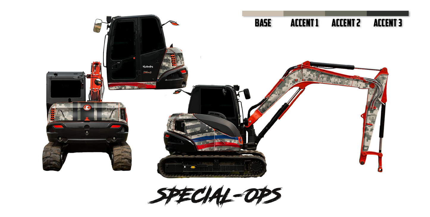 Kubota KX080-4 Wrap Kits