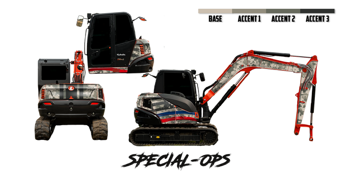 Kubota KX080-4 Wrap Kits