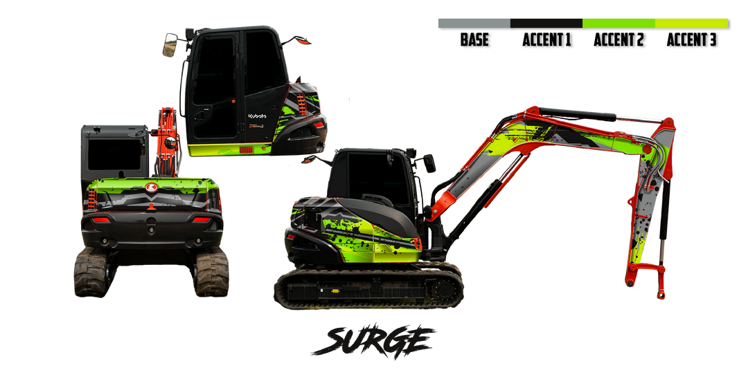 Kubota KX080-4 Wrap Kits
