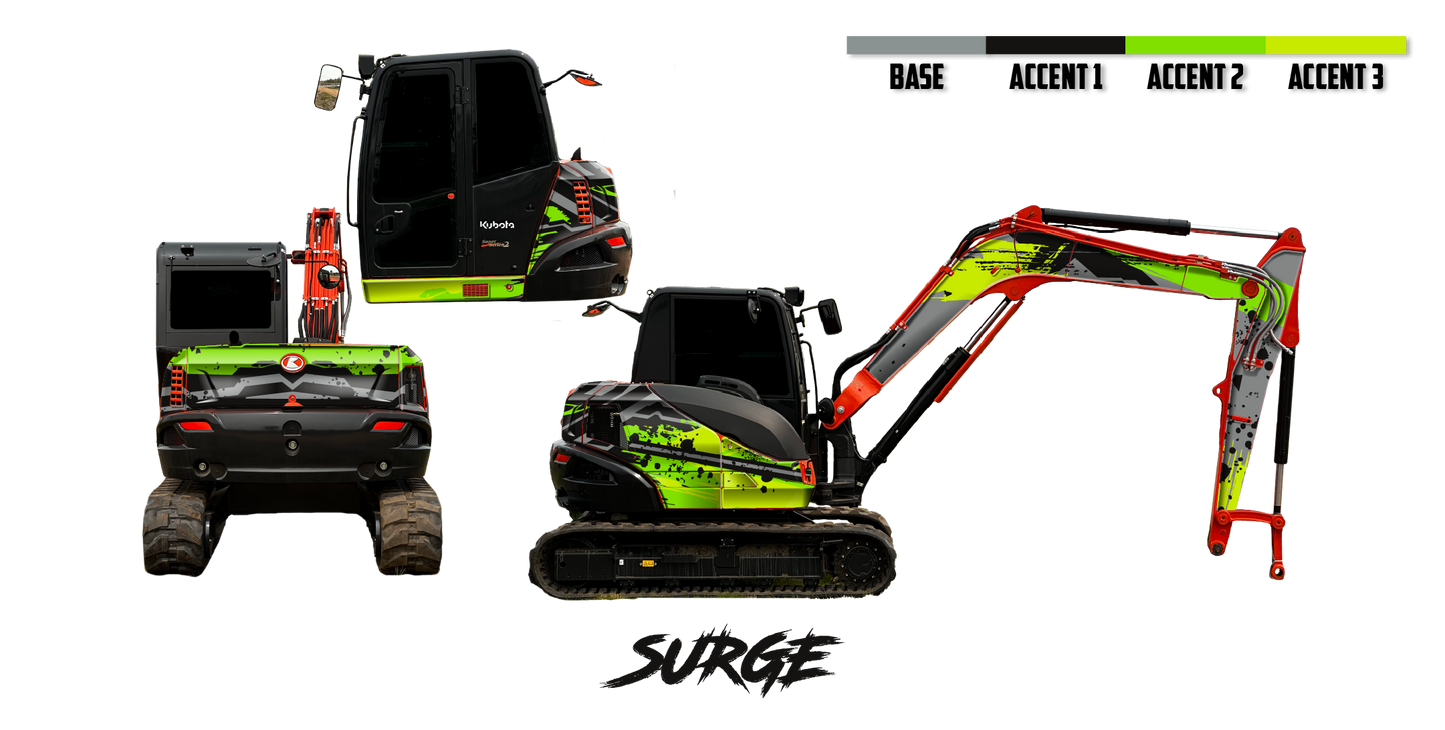 Kubota KX080-4 Wrap Kits