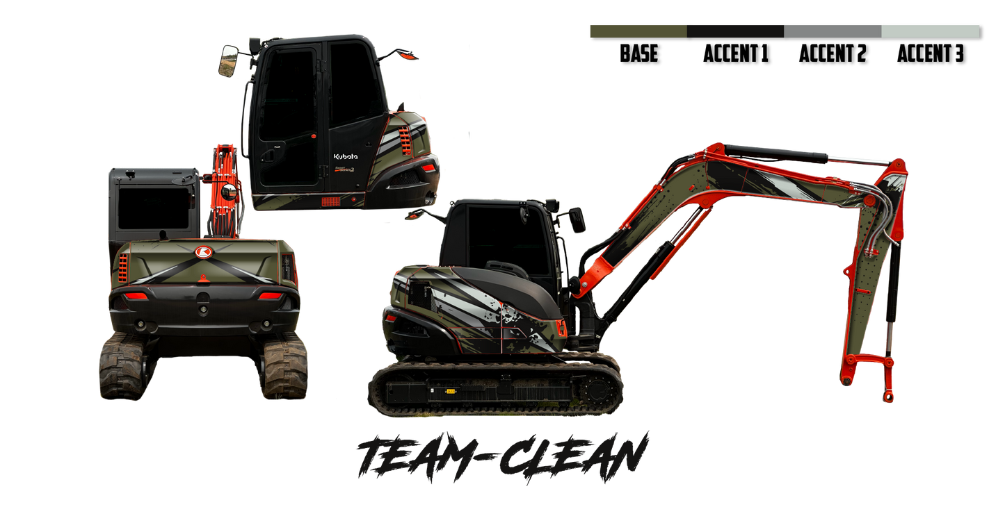 Kubota KX080-4 Wrap Kits