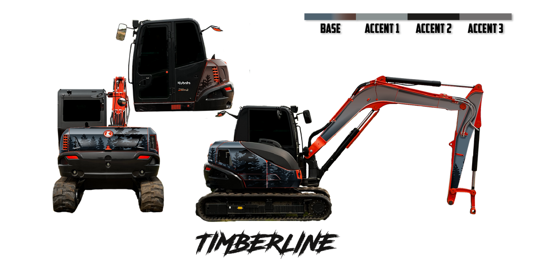 Kubota KX080-4 Wrap Kits