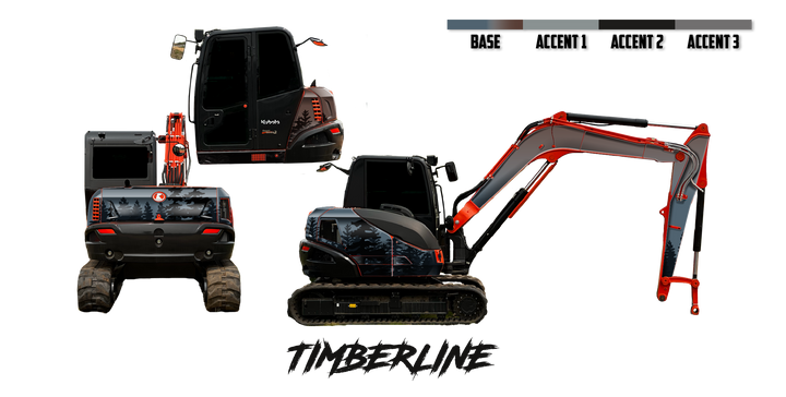 Kubota KX080-4 Wrap Kits