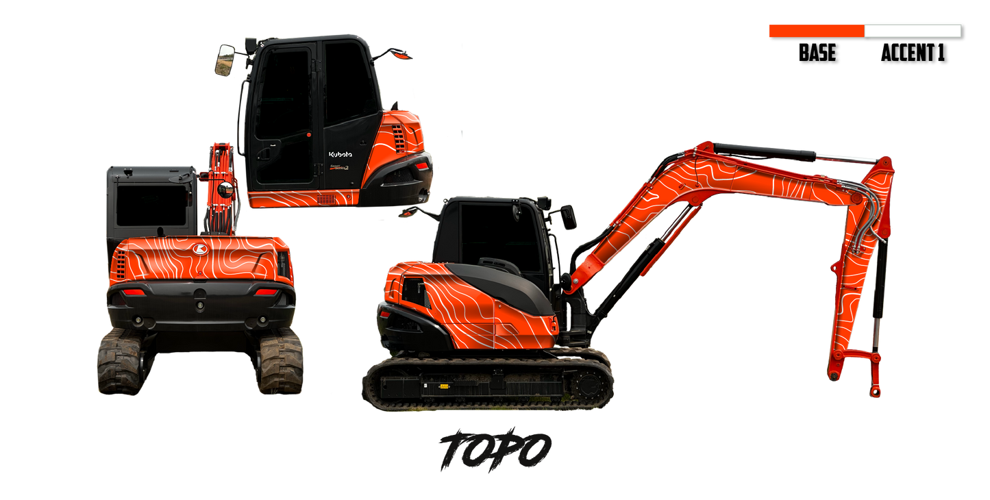 Kubota KX080-4 Wrap Kits