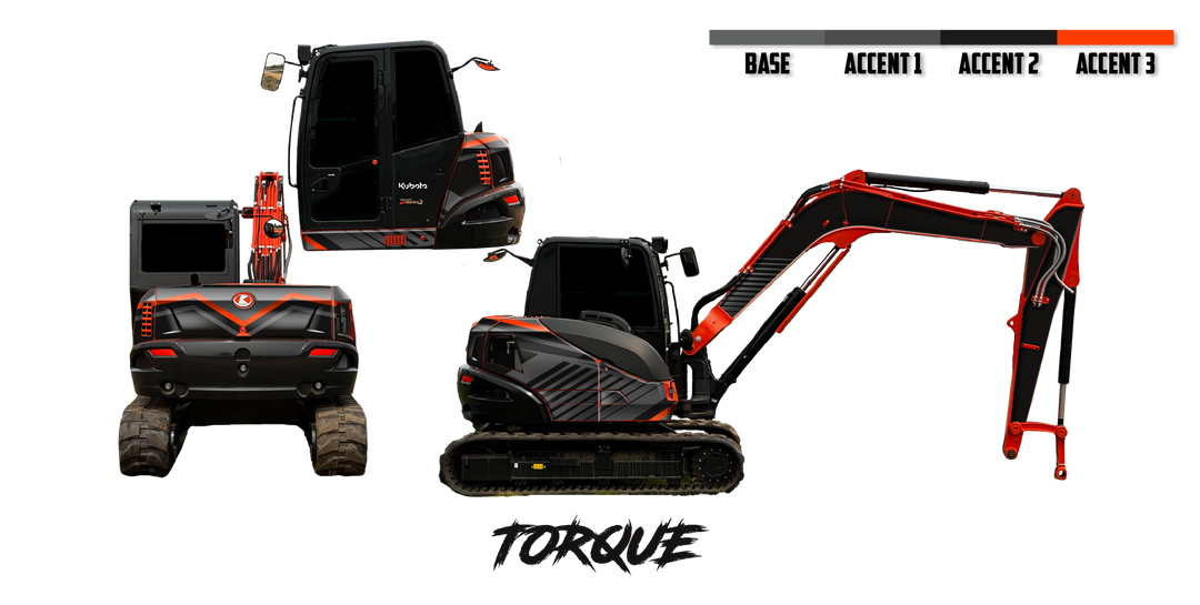 Kubota KX080-4 Wrap Kits