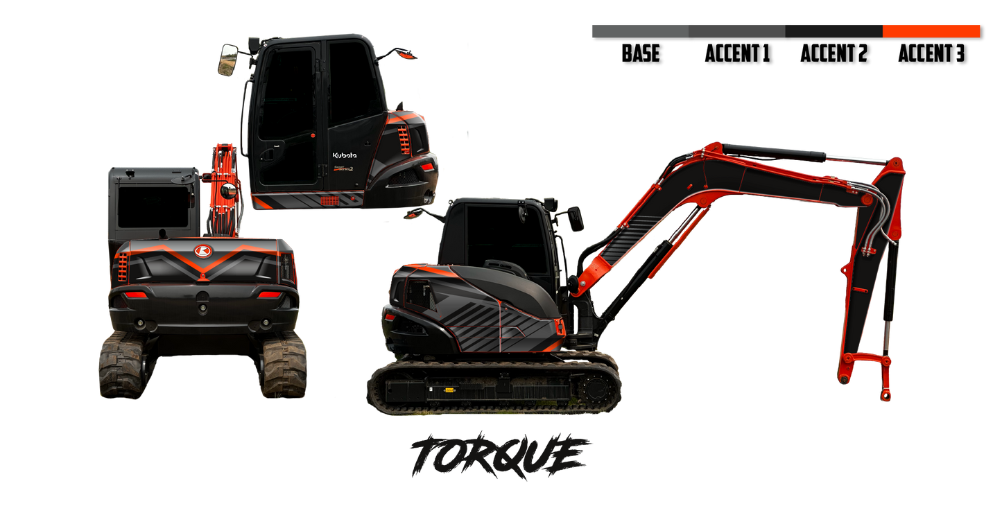 Kubota KX080-4 Wrap Kits