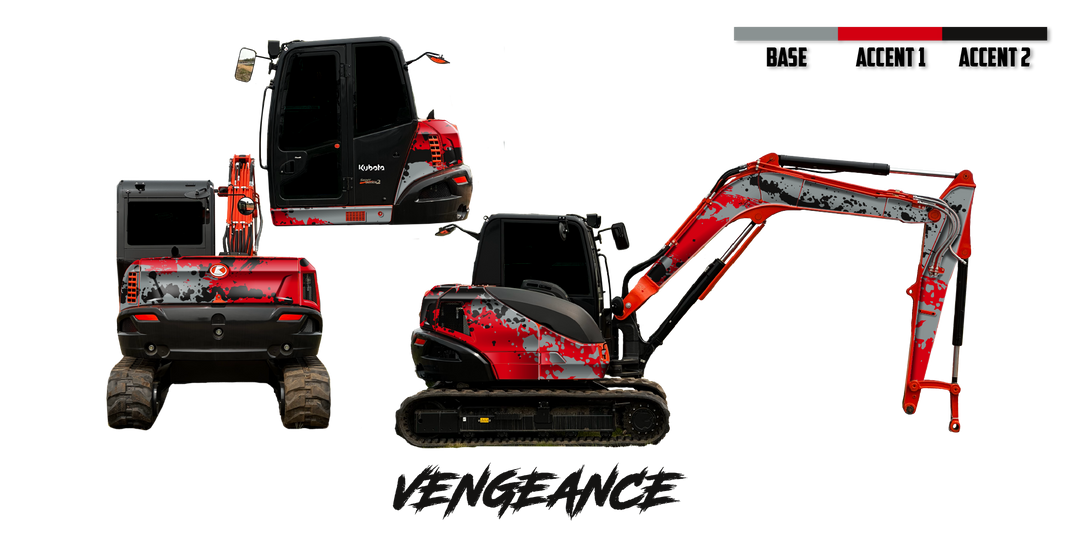 Kubota KX080-4 Wrap Kits