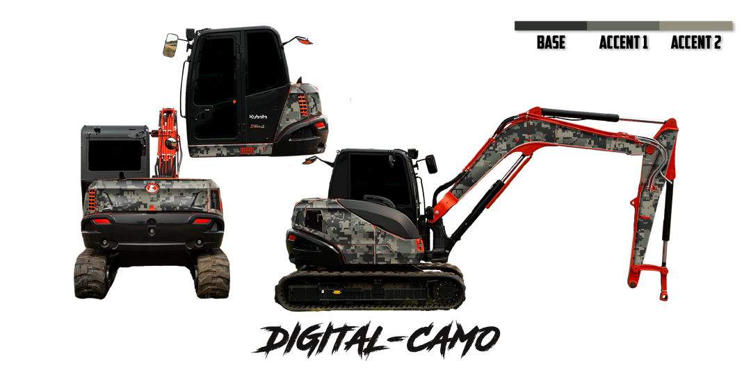 Kubota KX080-5 Wrap Kits