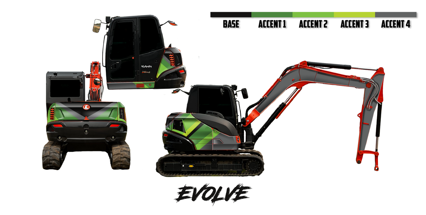 Kubota KX080-5 Wrap Kits