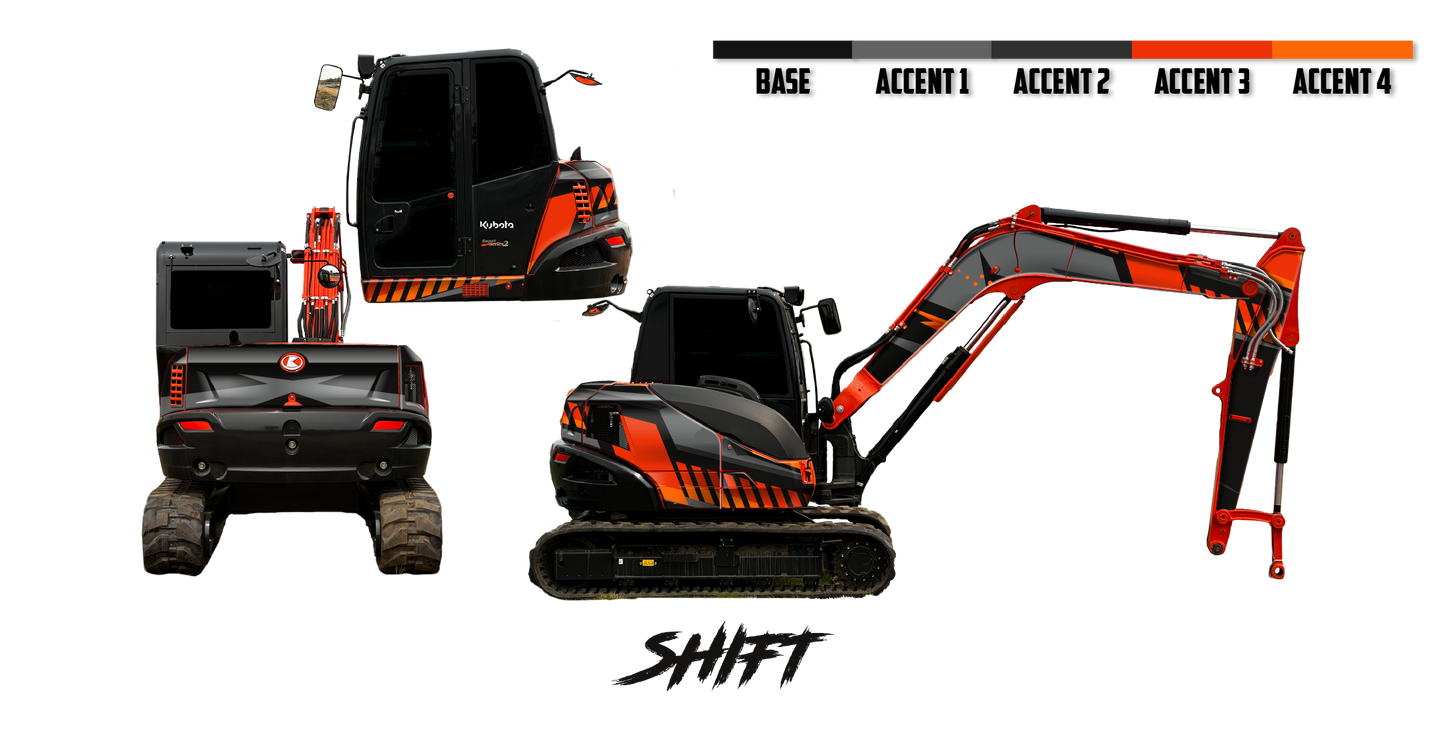 Kubota KX080-5 Wrap Kits