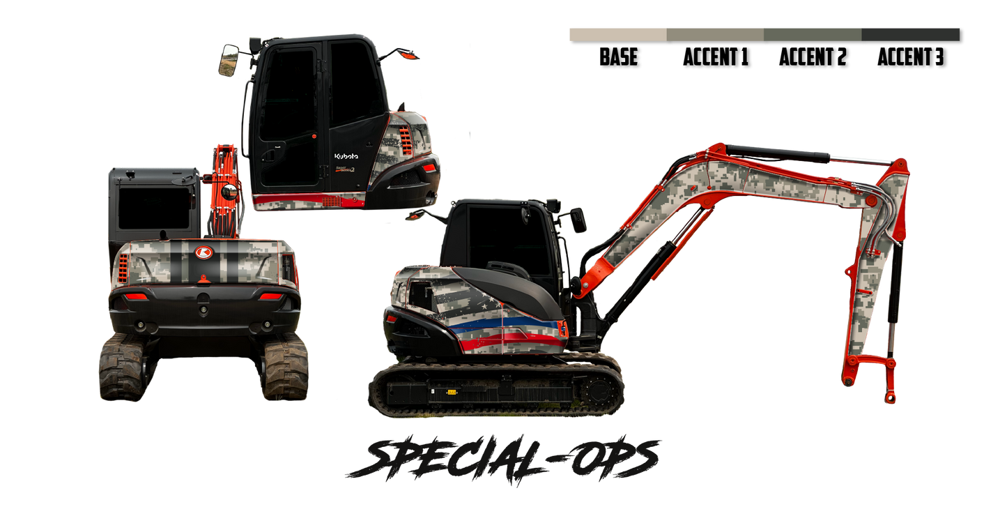 Kubota KX080-5 Wrap Kits