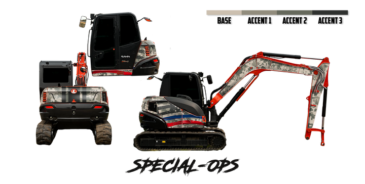 Kubota KX080-5 Wrap Kits