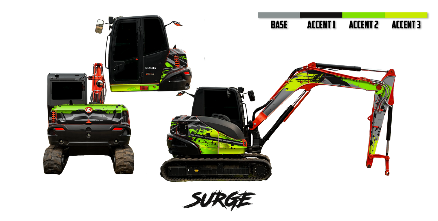 Kubota KX080-5 Wrap Kits