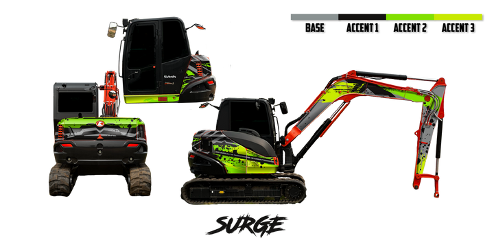 Kubota KX080-5 Wrap Kits