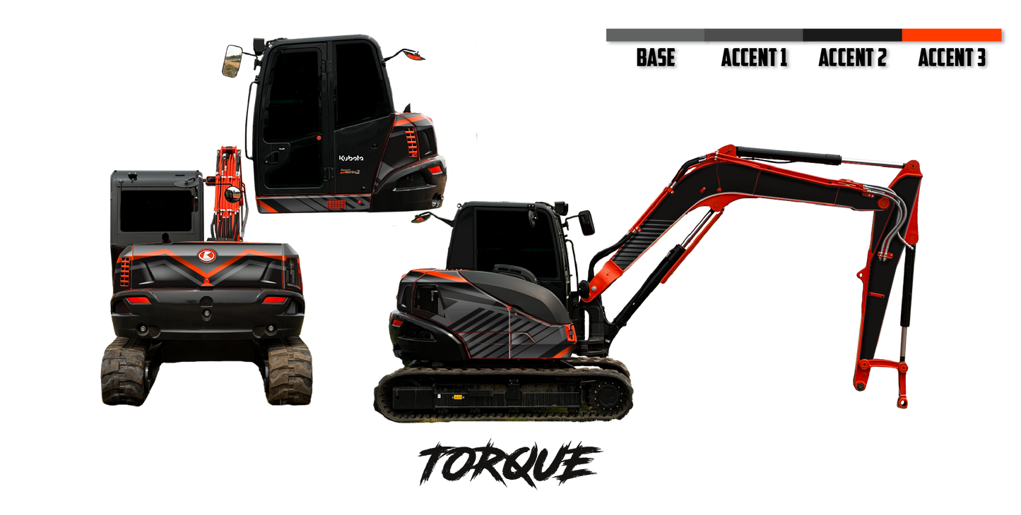 Kubota KX080-5 Wrap Kits