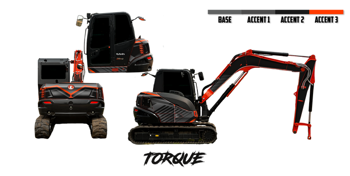 Kubota KX080-5 Wrap Kits