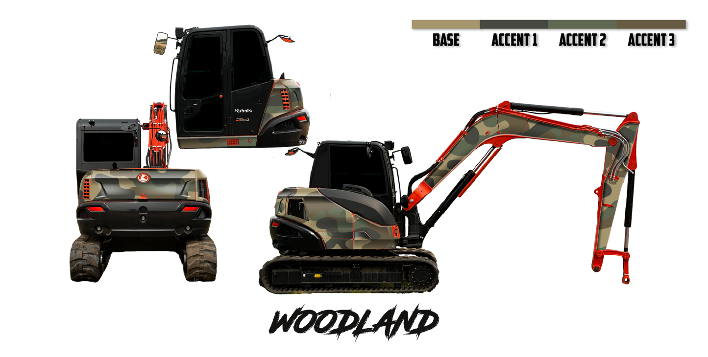 Kubota KX080-5 Wrap Kits