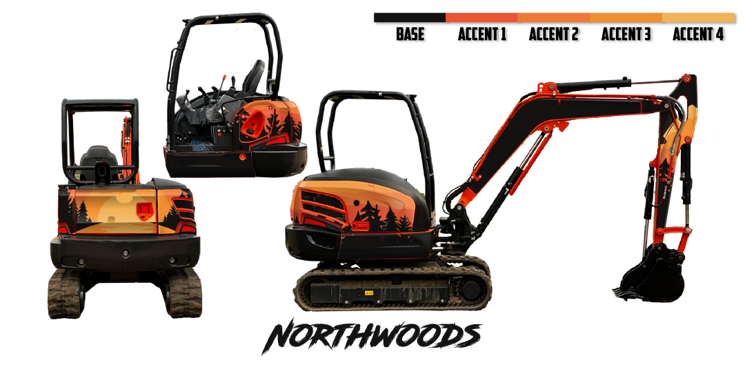 Kubota KX040-4 Wrap Kits