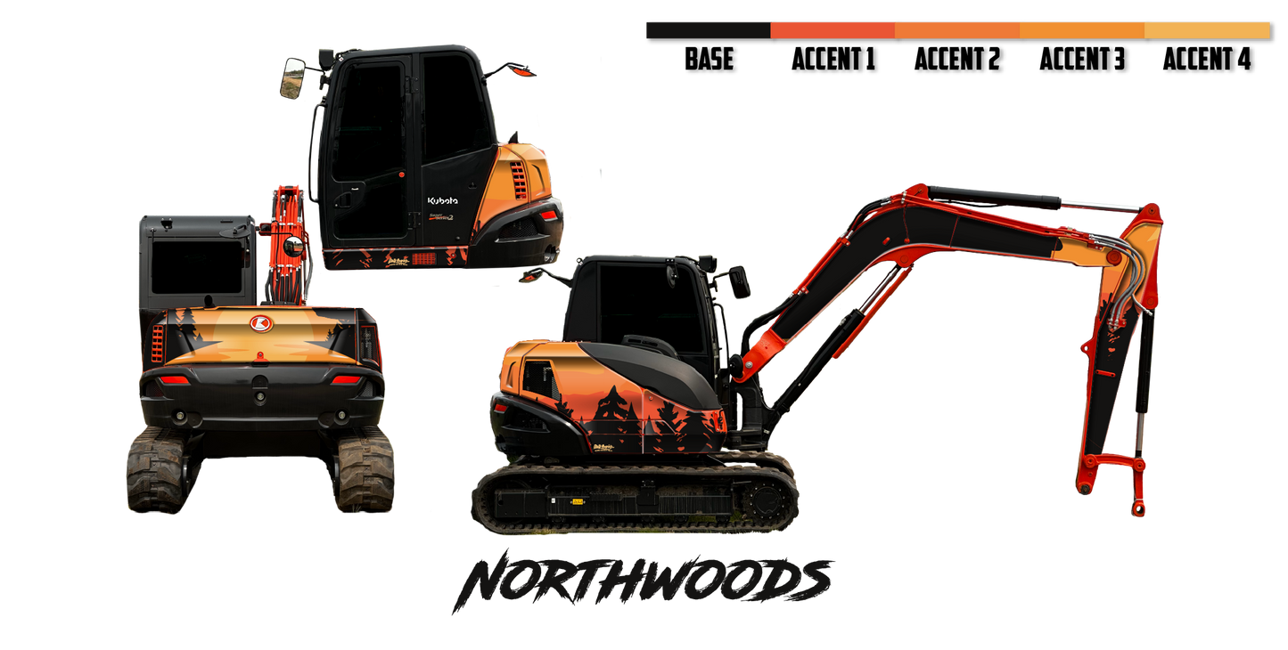 Kubota KX080-4 Wrap Kits