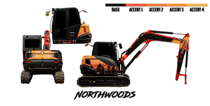 Kubota KX080-4 Wrap Kits