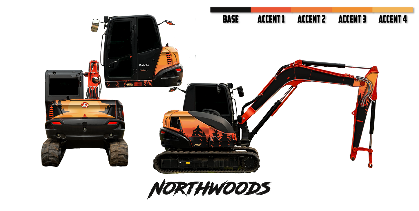 Kubota KX080-5 Wrap Kits