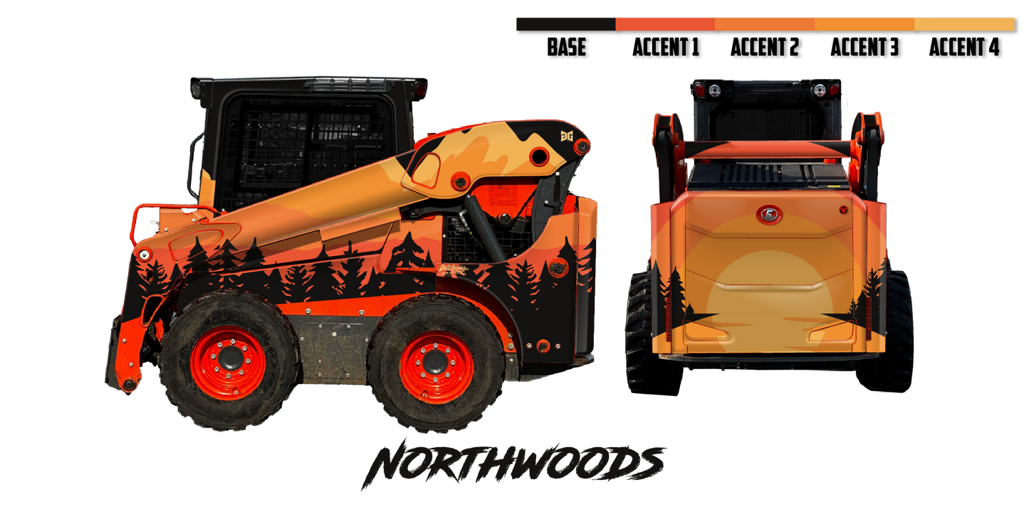 KUBOTA SSV-75 Wrap Kits