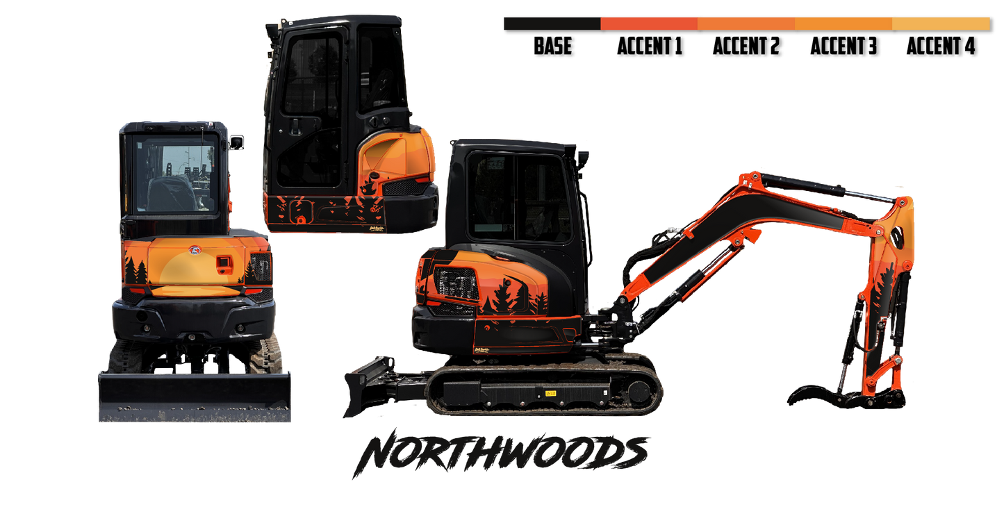 Kubota U35 Wrap Kits