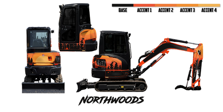 Kubota U35 Wrap Kits