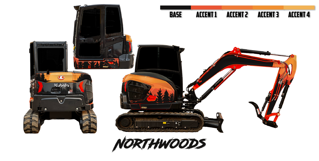 Kubota U55-5 Wrap Kits