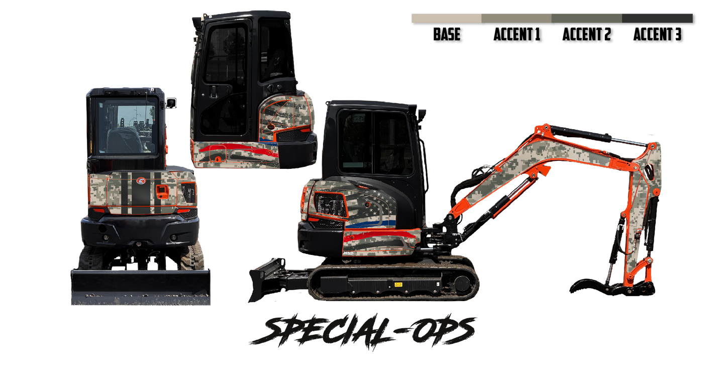 Kubota U35 Wrap Kits