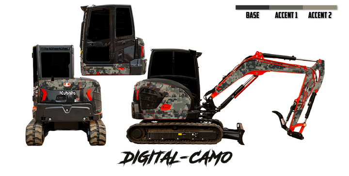 Kubota U55-5 Wrap Kits