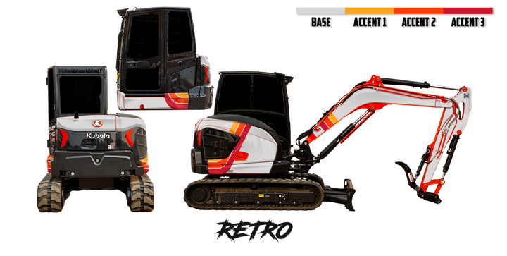 Kubota U55-5 Wrap Kits
