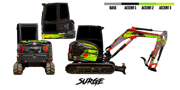 Kubota U55-5 Wrap Kits