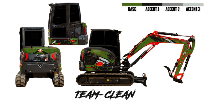 Kubota U55-5 Wrap Kits