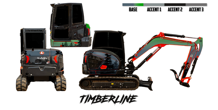 Kubota U55-5 Wrap Kits