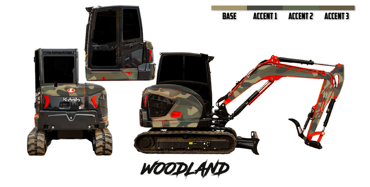 Kubota U55-5 Wrap Kits