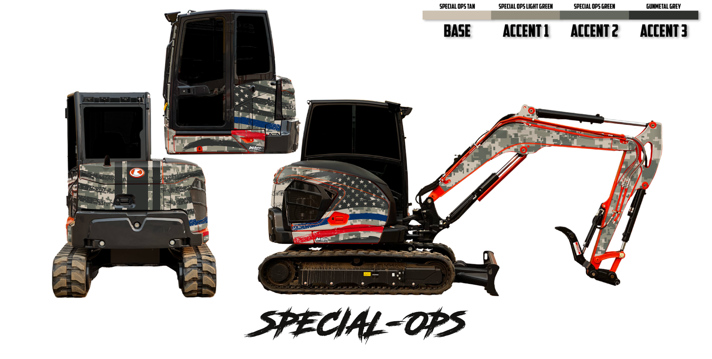 Kubota KX040-5 Wrap Kits