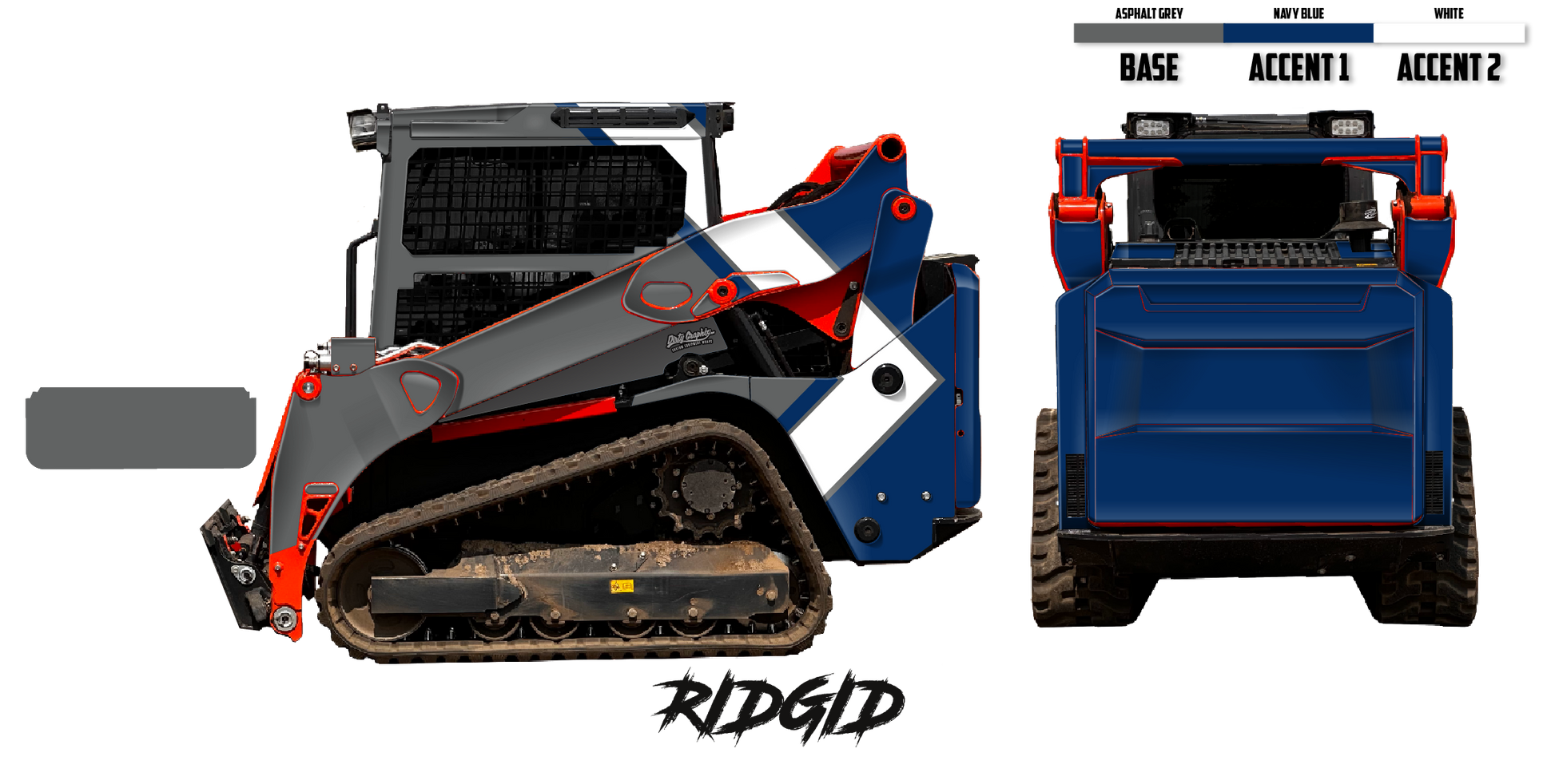 Fits Kubota SVL 75-2 Decal Kit Skid Steer - NEW STYLE LOGOS - 7 YEAR 3M - Foto 11