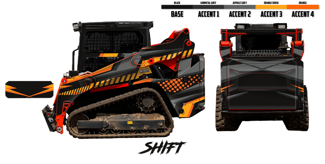 Kubota SVL75-3 Wrap Kit | Custom Vinyl Graphics – Dirty Graphix