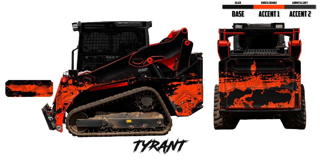 Kubota SVL75-3 Wrap Kit | Custom Vinyl Graphics – Dirty Graphix