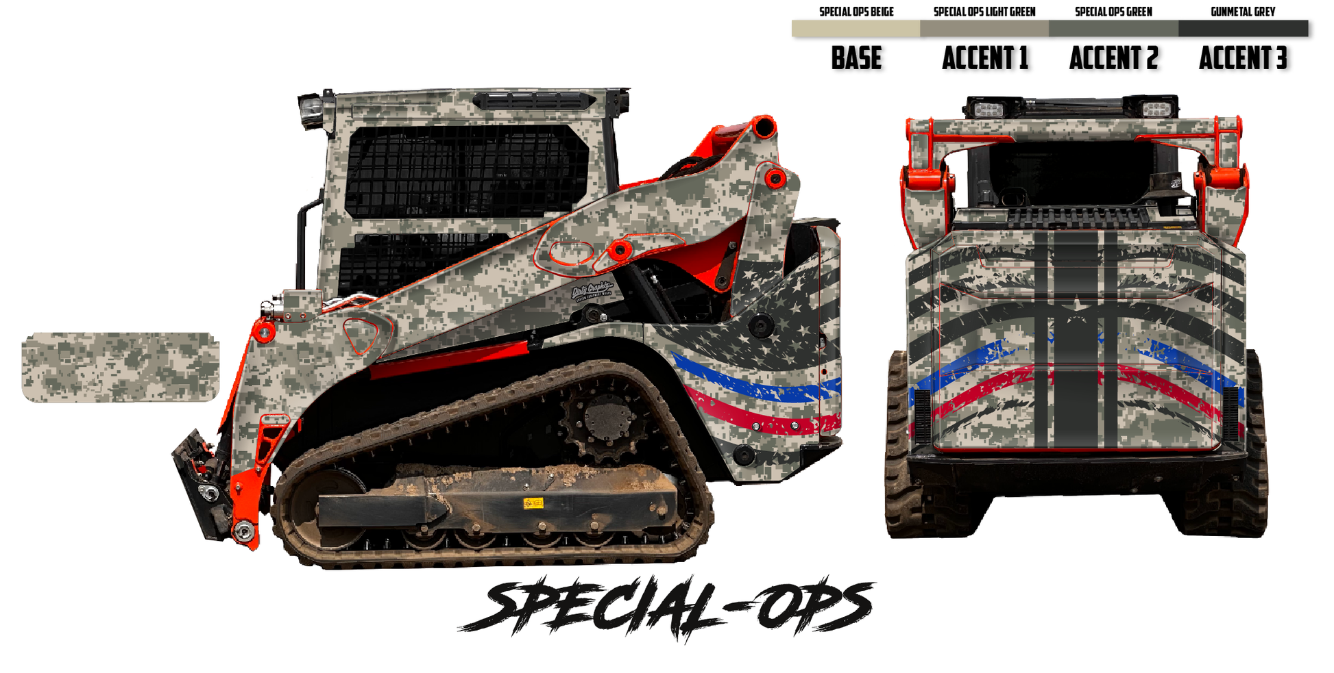 Fits Kubota SVL 75-2 Decal Kit Skid Steer - NEW STYLE LOGOS - 7 YEAR 3M - Foto 8