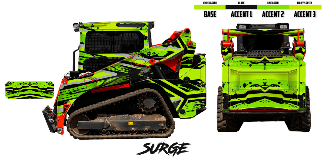 Kubota SVL75-3 Wrap Kit | Custom Vinyl Graphics – Dirty Graphix