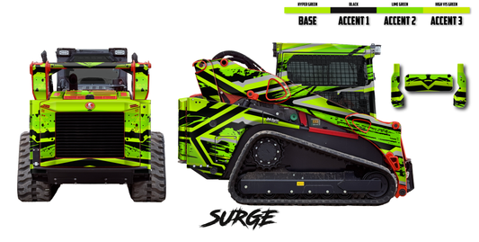 STICKER デラックスボックス テイル Kubota Skid Steer/CTL Custom Wrap Kits – Dirty Graphix
